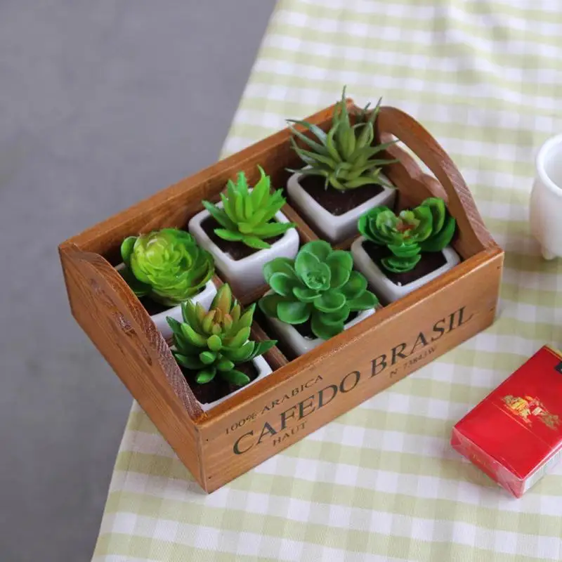 Garden Wooden Flower Pot for Succulent Plants Nursery Window Box Wooden Flower Boxes Trough Pot Plants Garden Supplies Garden Wooden Flower Pot for Succulent Plants Nursery Window Box Wooden Flower Boxes Trough Pot Plants Garden Supplies