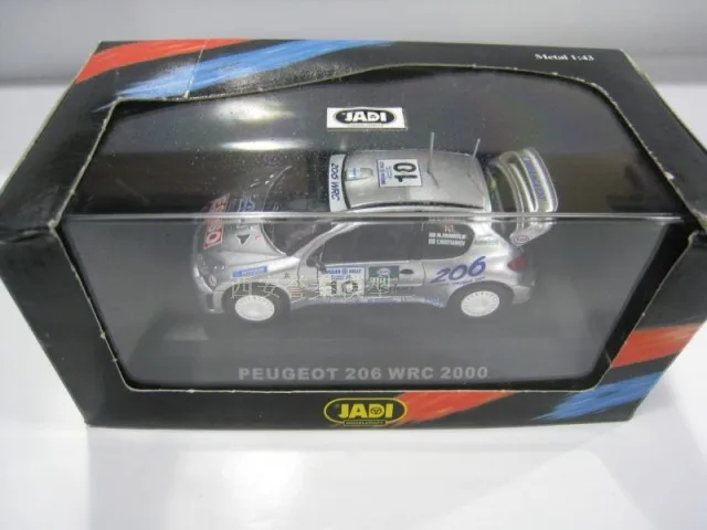 Специальное предложение оригинальной упаковке JADI 1/43 WRC 2000 Jiadi Peugeot 206 автомобиль