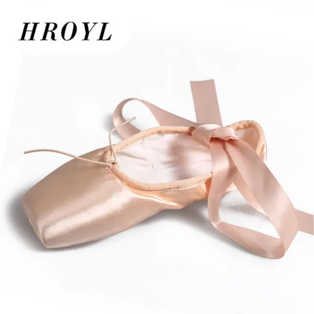 ballet pointe shoe Free Shipping Girls Satin Professional Toe Ballet