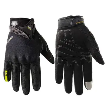 

Motocycle Motocross Breathable Riding Racing Locomotive Screen Touch Full Finger Gloves 3 Color M-XXLL