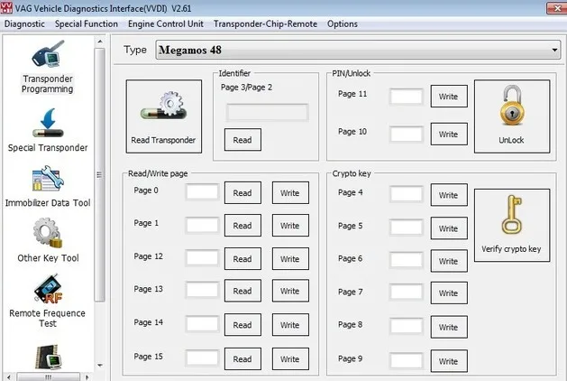 vvdi vag vechicle diginoctic interface v2.61