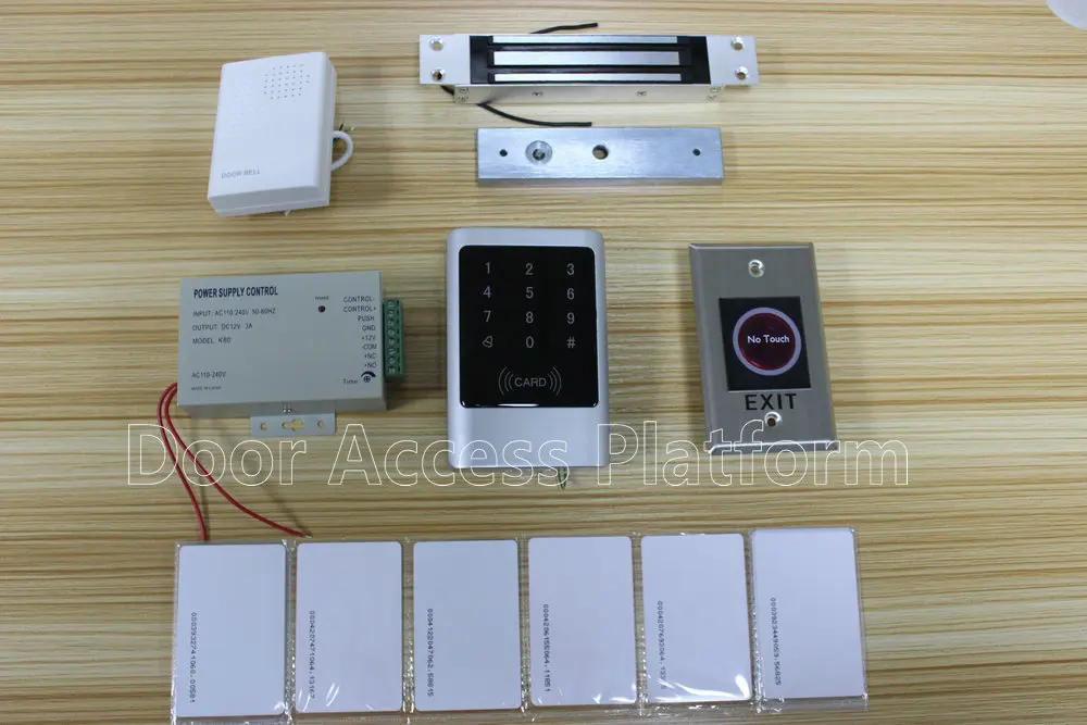 Внешний пароль Pin-код + идентификационная карта 125 кГц keytag автономный считыватель