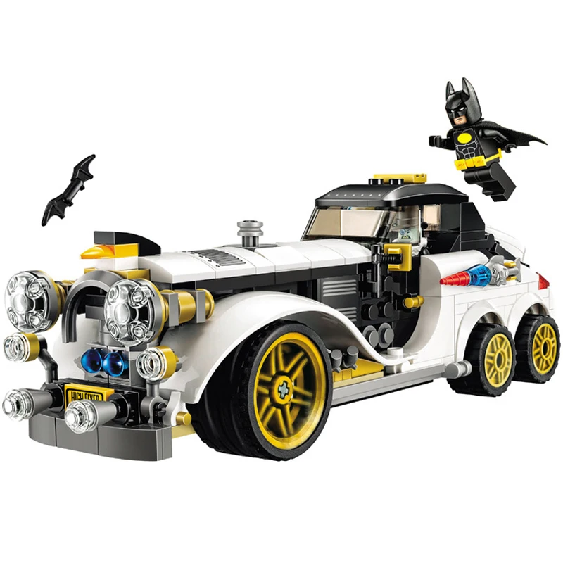 

316pcs Bat chariot Children's educational building blocks toy Compatible Legoings marveled star wars Penguin Arctic Speeding car