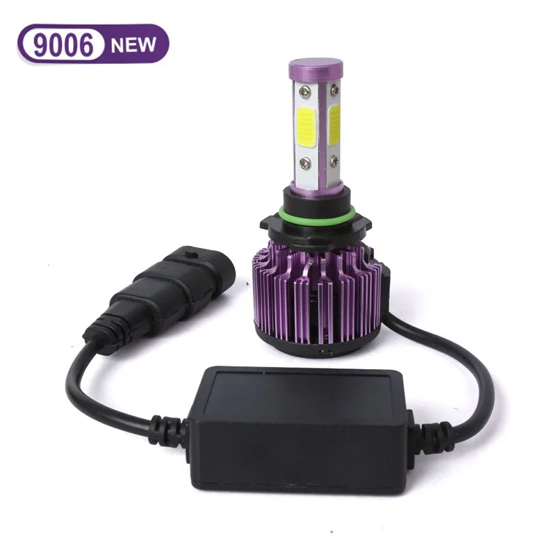 X6 H4 H7 4 Sides LED Fog Light H1 H11 H13 360 Degree Car Headlight 9004 9005 9006 9007 9012 5202 6500K 50W Led headLamp 22
