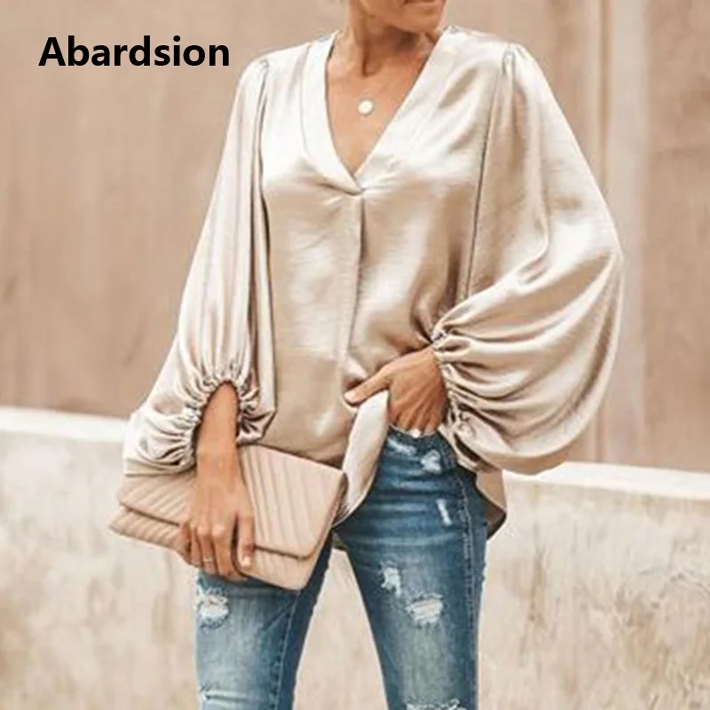 Блузка Abardsion Женская с длинным рукавом 2019|Блузки| |