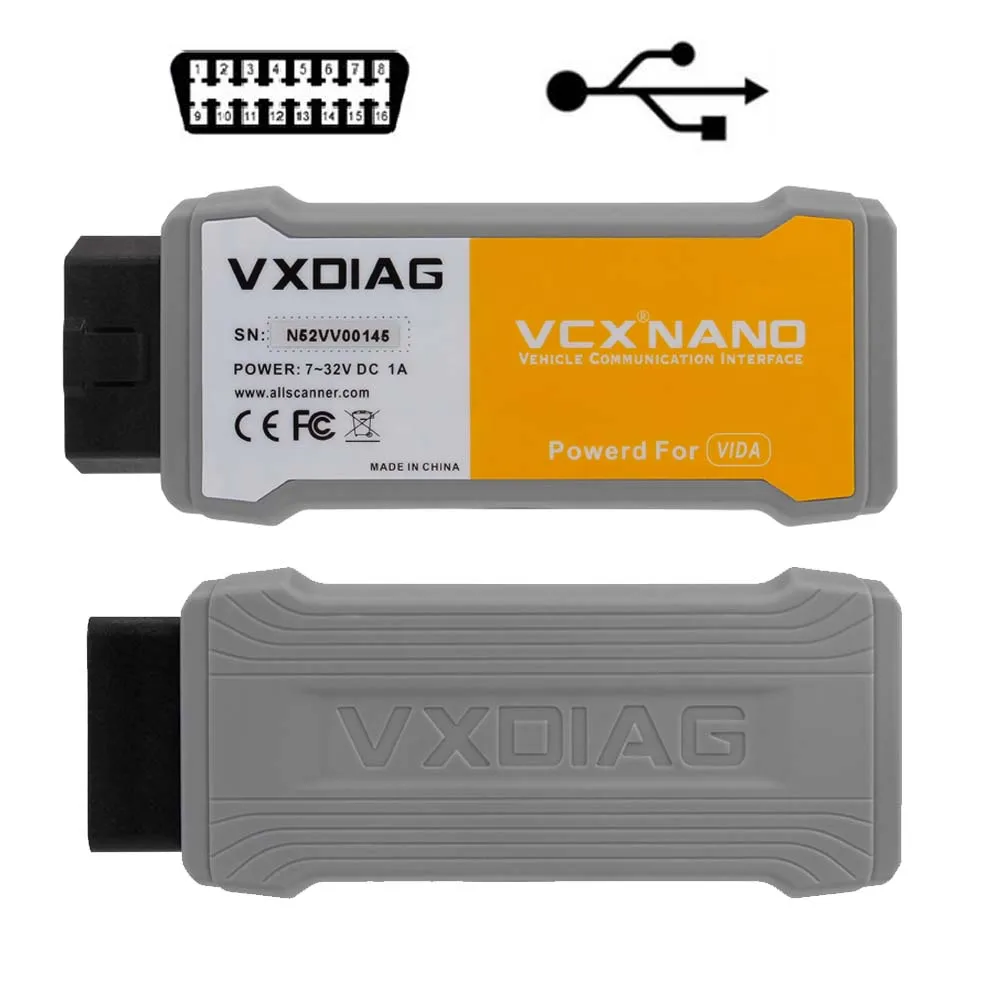 VXDIAG VCX NANO для Toyota USB TIS Techstream V14.00.018 OBD OBD2 wifi автомобильный диагностический инструмент для Volvo 2014D