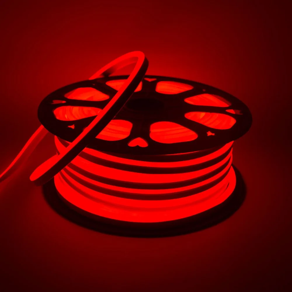 

BRIDAY 1M-50M RED 220V 110V Commercial LED Flexible Neon Rope Strip Light Flex Tube Signs WARRANTY 2 YEARS FREE SHIPPING