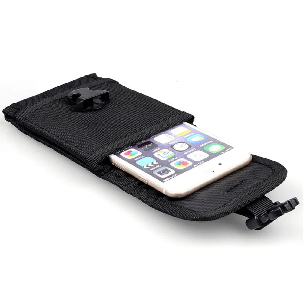 Universal Army Tactical Cell Phone Smartphone Oxford Cloth Black Waist Pouch Bag Case Cover