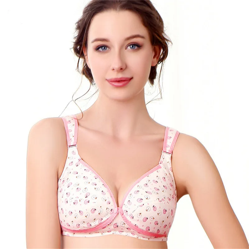 Plus Breast Feeding Maternity Nursing Bra Bras Underwear Push Up