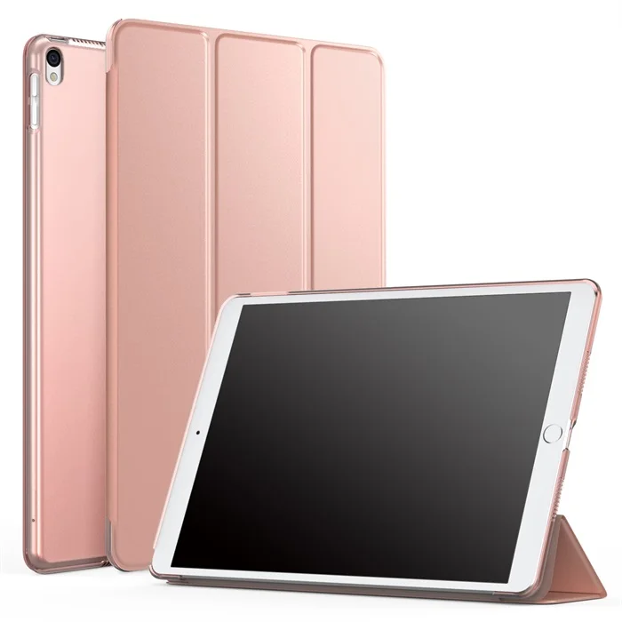Чехол MoKo для нового iPad Air(3-го поколения) 10," /iPad Pro 10,5, тонкий легкий смарт-чехол с подставкой, задняя защита - Цвет: Rose Gold