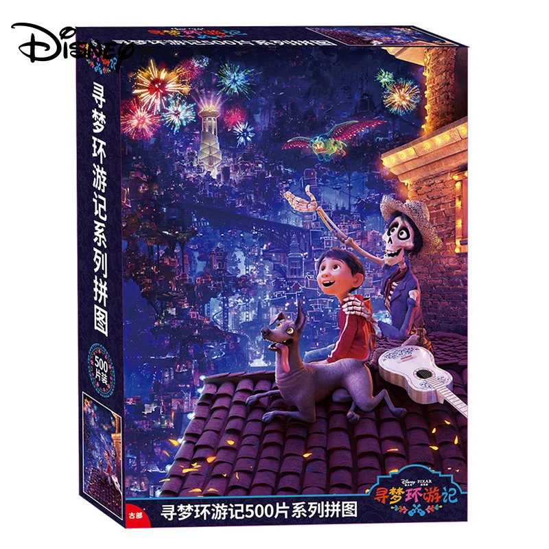 Disney игрушка Марвел пазл лед маркис Микки Человек паук 500 шт. бумажный для взрослых