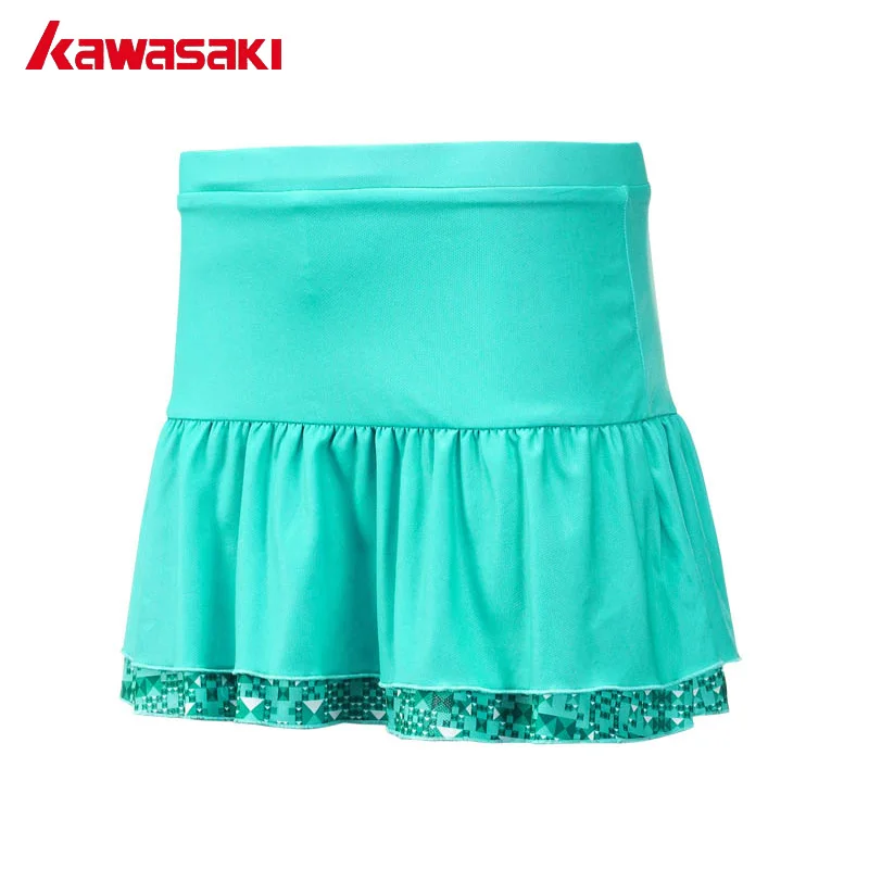 Kawasaki mujeres conjunto deportes Bádminton Tenis traje 100% poliester de secado rápido transpirable camiseta con Falda plisada falda ropa Kawasaki mujeres conjunto deportes Bádminton Tenis traje 100% poliester de secado rápido transpirable camiseta con Falda plisada falda ropa
