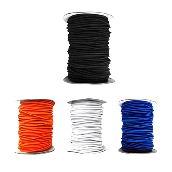

4mm Diameter Elastic Rope Shock Cord Strech String with Various Colors Choose from 1/ 3/ 5/10 Meters For Boats Kayaks Caravans