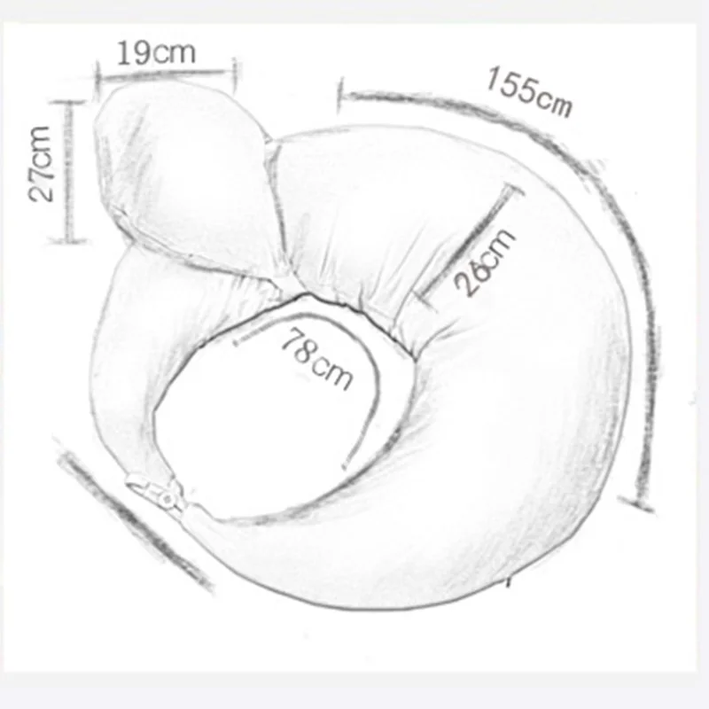 Регулируемый новорожденных Подушка для кормления ребенка послеродовые Материнские талии Подушка Pad Моющиеся грудного вскармливания Подушка детские подушки