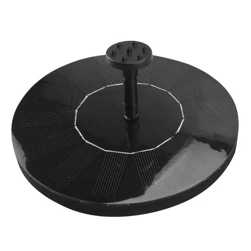 

Solar Fountain Pump w/ Battery Backup Solar Panel Kit Strong Pressure High Water Flower for Pool Garden Fish Tank Pond Aquarium