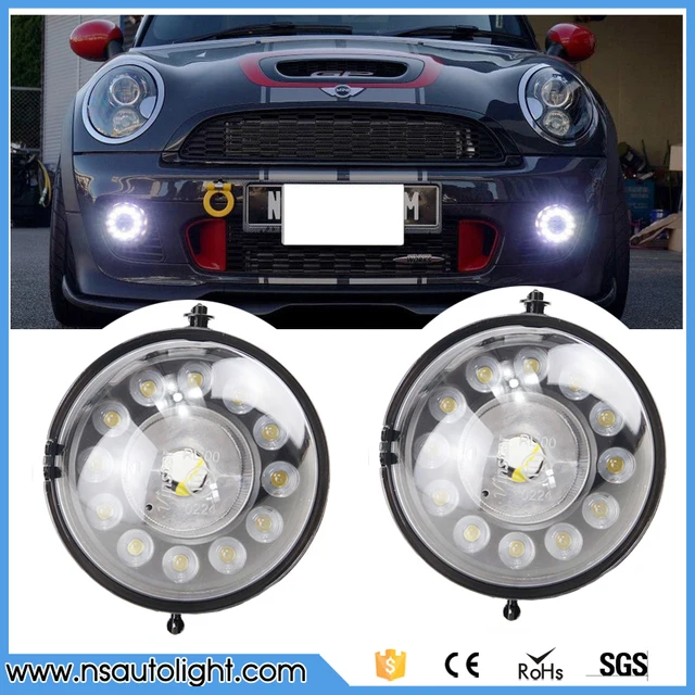 One Pair Led Daytime Running Light DRL Fog Lights For Bmw Mini Cooper