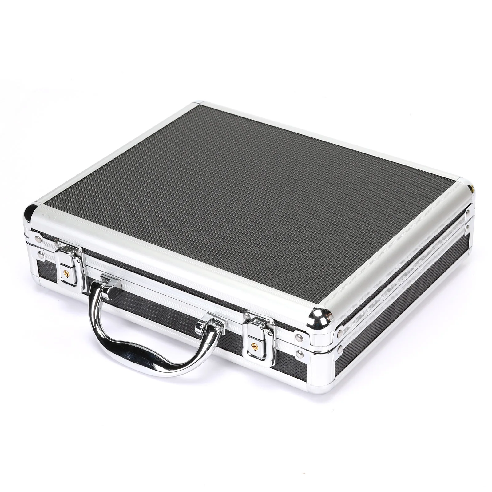 

Tactical Aluminum Alloy IPSC 28CM Glock Hard Gun Case Toy Pistol Box Hunting Accessories Airsoft tool Case Padded Foam Lining