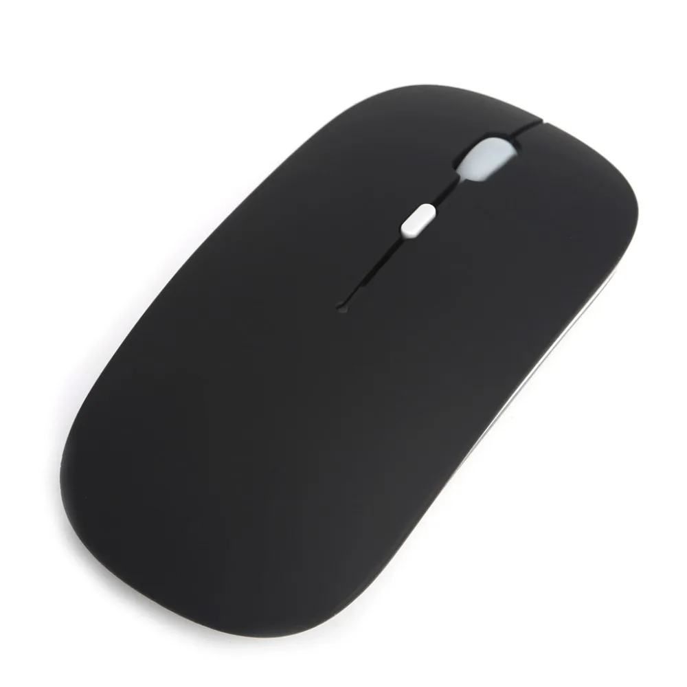 2.4Ghz Wireless Mouse USB Rechargeable Silent Mute Slim Optical Mouse For Laptop PC Computer D14