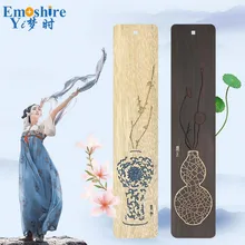 Ретро Бренд закладки "красное дерево" набор деревянная Закладка кисточки Классическая Закладка креативный арт-подарки на заказ M092