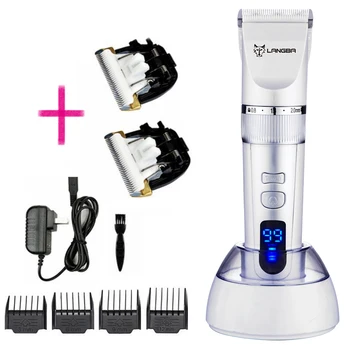 

Professional Rechargeable Pet Dog Hair Clipper Trimmer Grooming Cat Haircut Shaver Machine