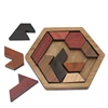 Funny Puzzles Wood Geometric Abnormity Shape Puzzle Wooden Toys Tangram/Jigsaw Board Kids Children Educational Toys for Boys ► Photo 2/6