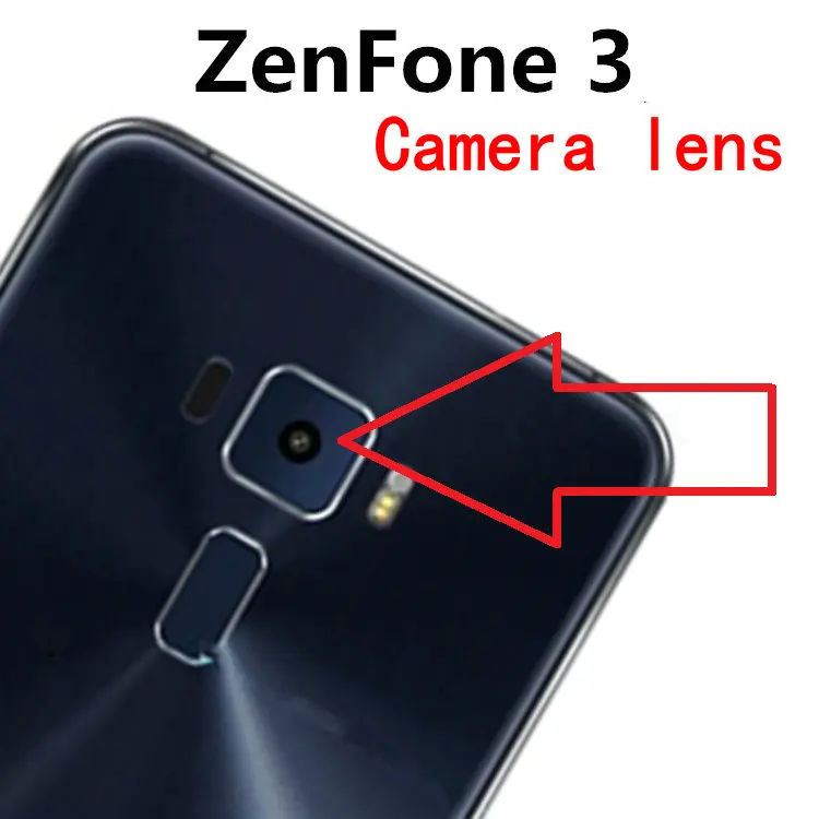 Стекло для объектива задней камеры Asus ZenFone3 ZenFone 3 ZE552KL 2 шт./лот с наклейкой|rear camera
