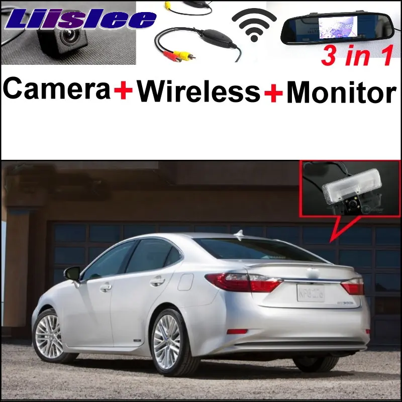 

Liislee 3 in1 Special Camera + Wireless Receiver + Mirror Monitor Easy DIY Parking System For Lexus ES250 ES 250 ES300h