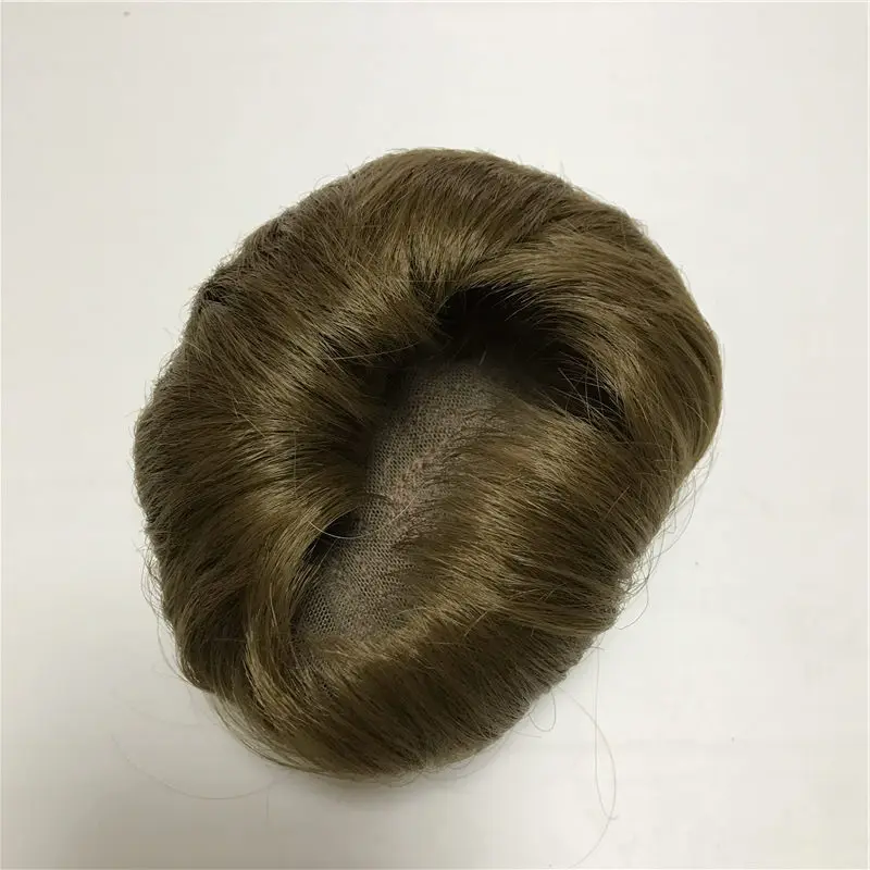 Для Reborn Doll 40 45 см светильник коричневый липкий парик для волос 17 18 дюймов Кукла Hair