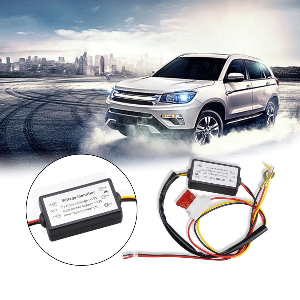 1PCS DRL Controller Auto Car LED Daytime Running Lights Controller Relay Harness Dimmer On/Off 12-18V Fog Light Controller