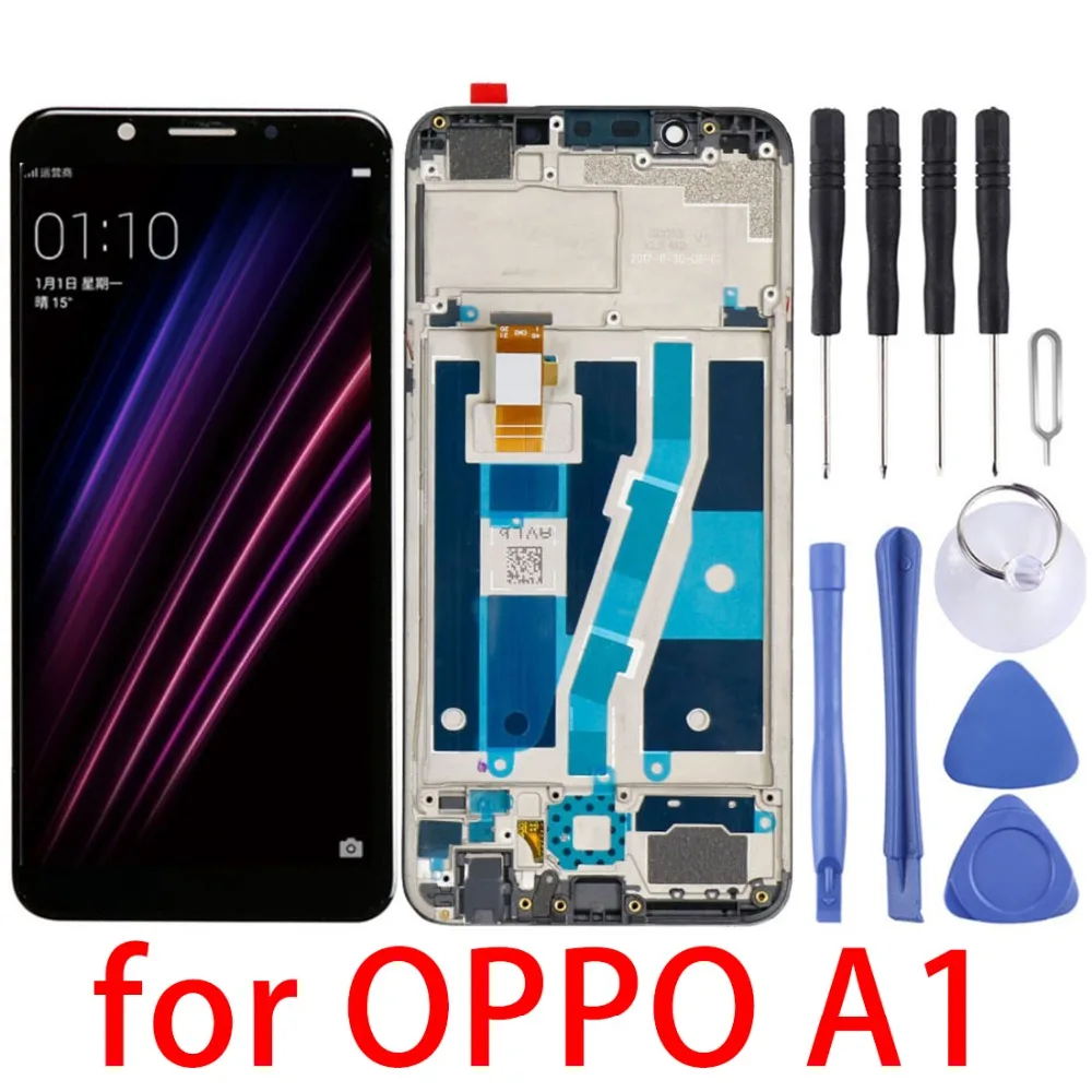

5.7 " OPPO A1 LCD Screen and Digitizer Full Assembly with Frame for OPPO A1, Replacement repair parts