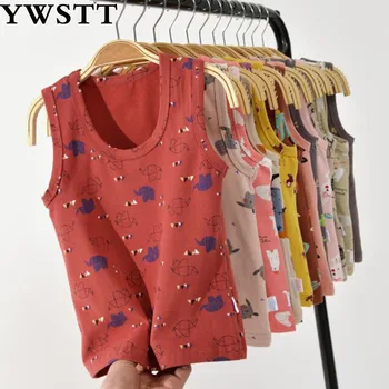 

Baby Cotton Sleeveless T-shirt 2019 New Summer Boy Kid Tanktop Toddler Kids Baby Vest Tops Boys Girls Tee T Shirt