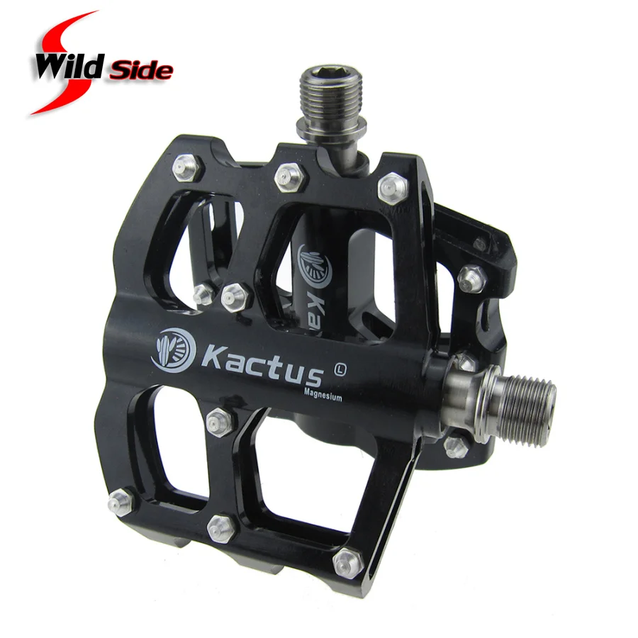 

Kactus Professional Mountain Pedals Ultralight 100g Titanium axle Bike Pedals Magnesium Alloy CNC 3 Bearing Bicycle BMX Parts