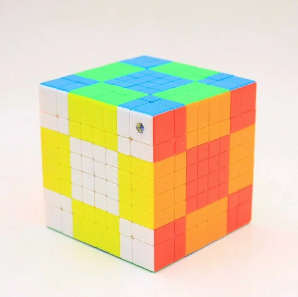 

Yuxin 8x8x8 Speed Magic Cube Stickerless Twist Puzzle IntelligenceFast Ultra-Smooth Speed Puzzle Cube Toys Multi Color