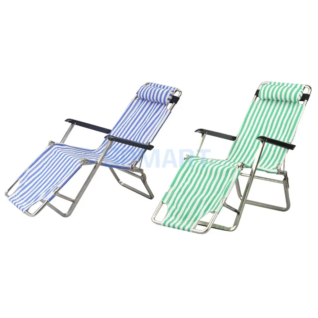 

2 Pieces 1/6 Scale Folding Beach Chair Seat for ZY Toys for 12'' Hot YToys Action Figures Accessories