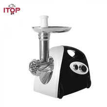 ITOP Household Electric Meat Grinder Kitchen Chopper Mincing Machine With 3 Cutting Plates Sausage Stuffer 110V/220V