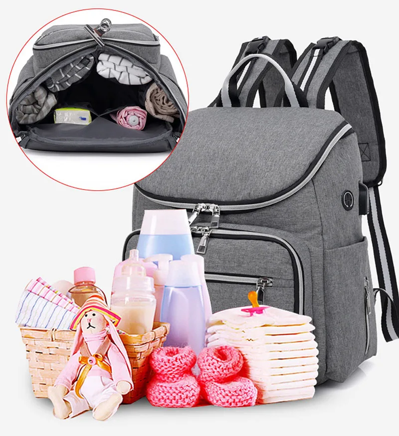 Детские пеленки сумка Многофункциональный новорожденных уход сумки Baby Care Мумия для беременных путешествия рюкзак малыша коляска повесить