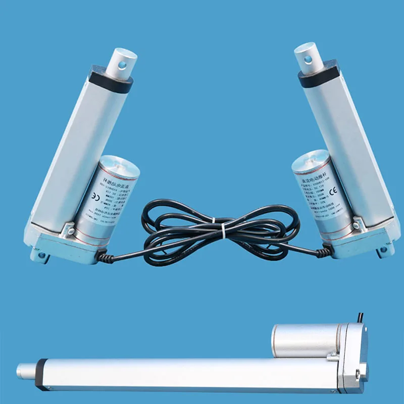 

Multi-function Linear Actuator Motor DC12V 200mm Stroke Heavy Duty Load Mini Electric Linear Actuator Linear Tubula AA