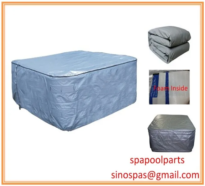 

Customize spa Insulated UV cover bag and any size and shape, keep warm prevent snow,rain,UV and dust Round spa cover bag