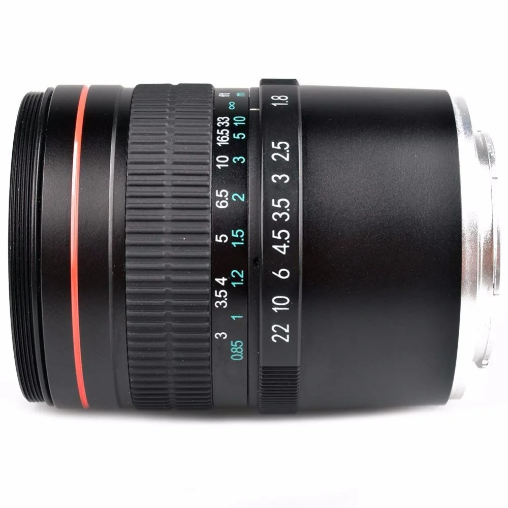 85 мм F1.8 MF MediumTelephoto Potrait Prime объектив для камеры Canon Nikon DSLR|Объективы фотоаппаратов| |