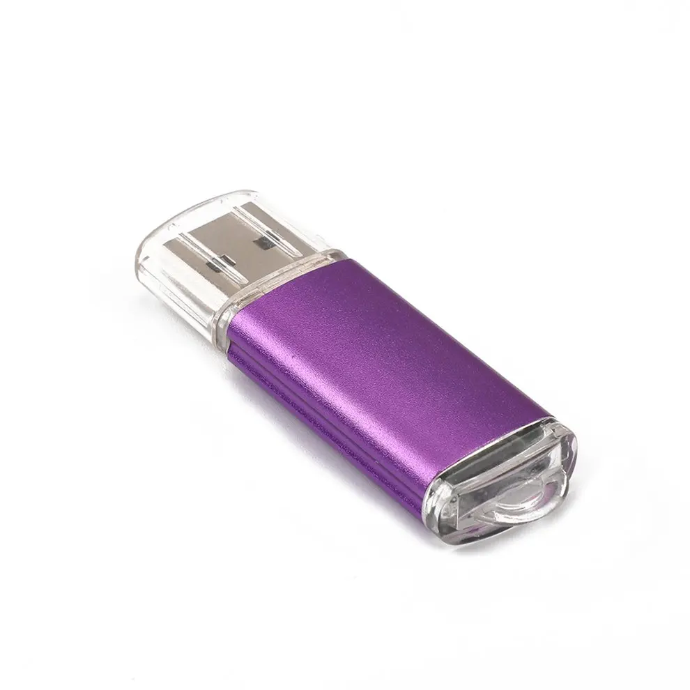 

25pcs Purple Color Creative Mini USB Flash Drive 128MB USB2.0 Pen Drive External Storage Flash Memory USB Stick For Laptop PC