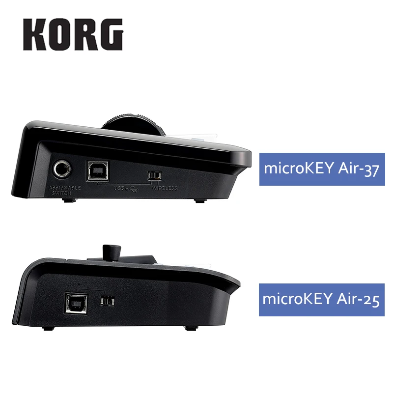 Korg MicroKEY воздуха 25/MicroKEY 37 клавиша Bluetooth и USB MIDI контроллер беспроводное подключение