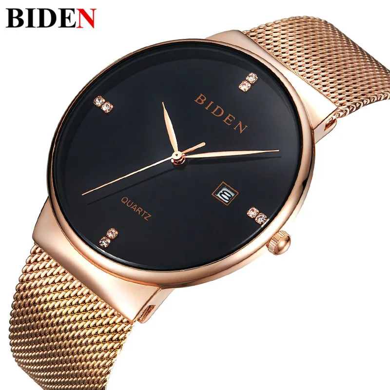

2017 Top Famous Brand Gold Casual Geneva Crystal Quartz Watch Women Mesh Stainless Steel Dress Men Watch Relogio Feminino Clock