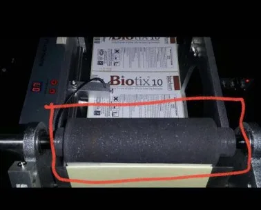 

Label separating roller for round bottle labeling machine PFL50A