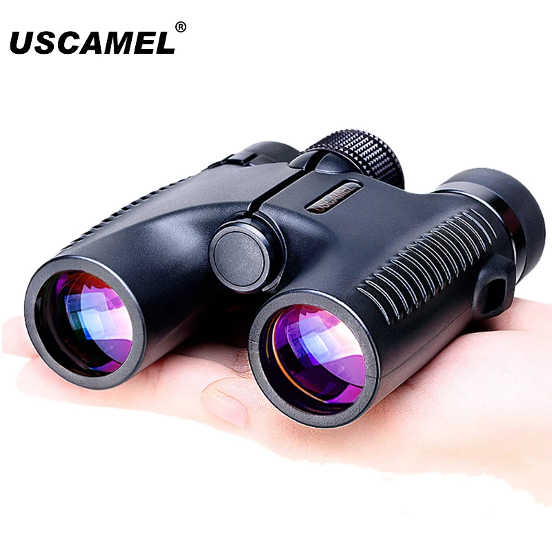 

USCAMEL HD 10x26 Binoculars Powerful Zoom Long Range 5000m Professional Waterproof Folding Telescope Wide Angle Vision Hunting