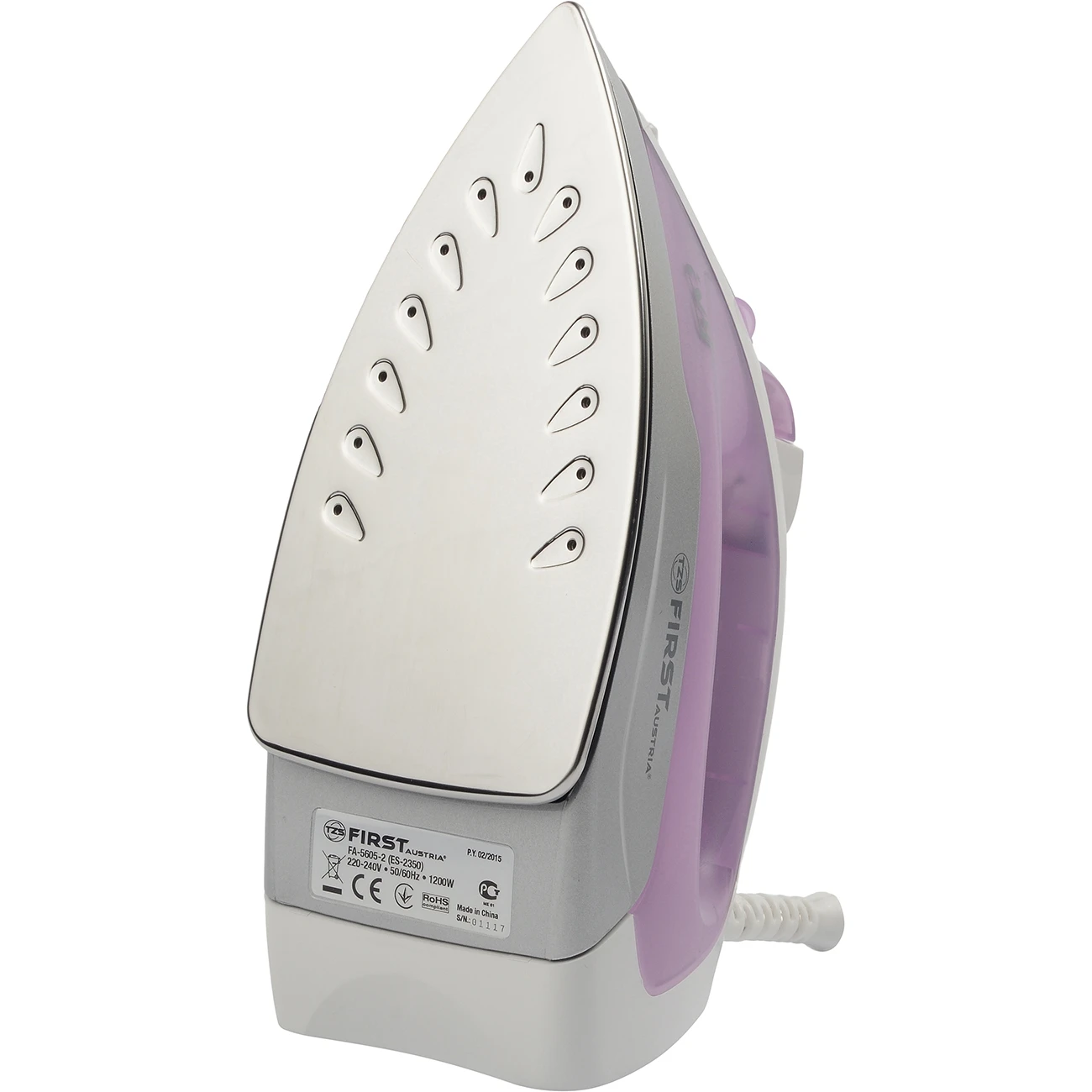Утюг FIRST FA-5605-2-PU (1200 Вт, розовый)