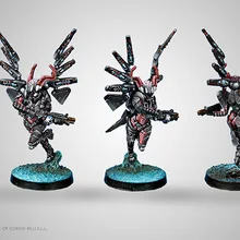 [Loong Way Miniatures] Corvus Belli Infinity 0529 FRAACTA DROP единица 32 мм Металлические Миниатюрные