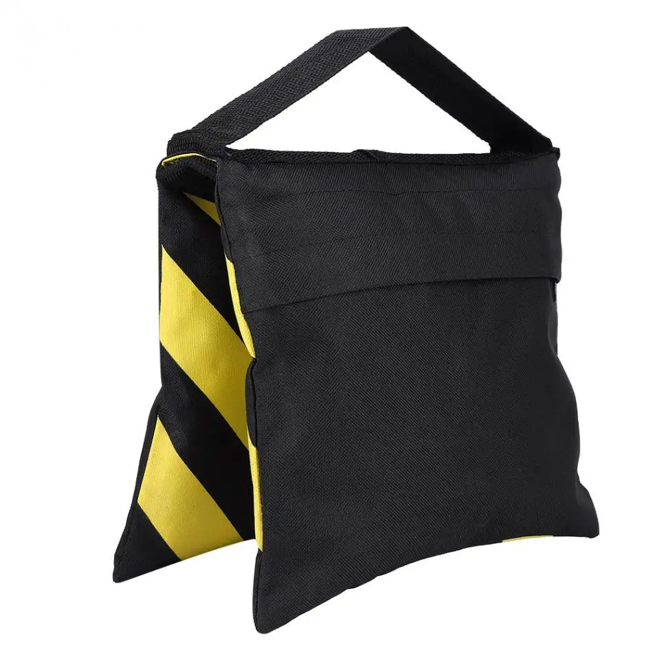 Желтый и черный в полоску песочный мешок с песком вес сумки для студийной видеосъемки осветительная стойка-Трипод