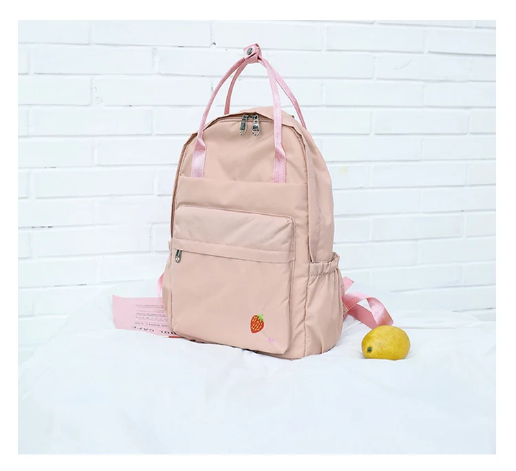 Menghuo 2018 New Preppy Style Fashion Embroidery Ladies Backpack Nylon High Quality Women School Shoulder Bag for Girls Youth2_23