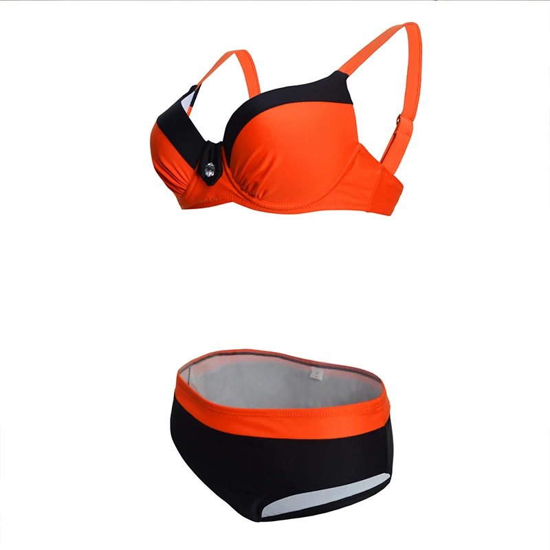 Bikinis 2018 Mujer New Plus Size Swimwear Women Swimsuit Female Separate Women Swim Suit Women Two Piece Swimsuit Bikini Set WA