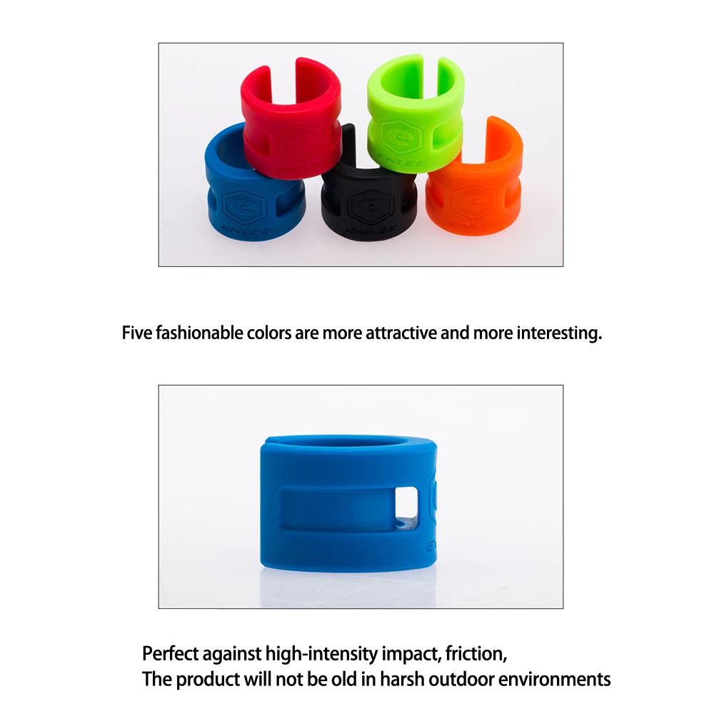 Flash Deal VXM 5PCS Bicycle Chain Protection Shield MTB/Road Bike Rubber Chain Chainstay Protective Cover Anti-scratch Guard Kit Parts 5